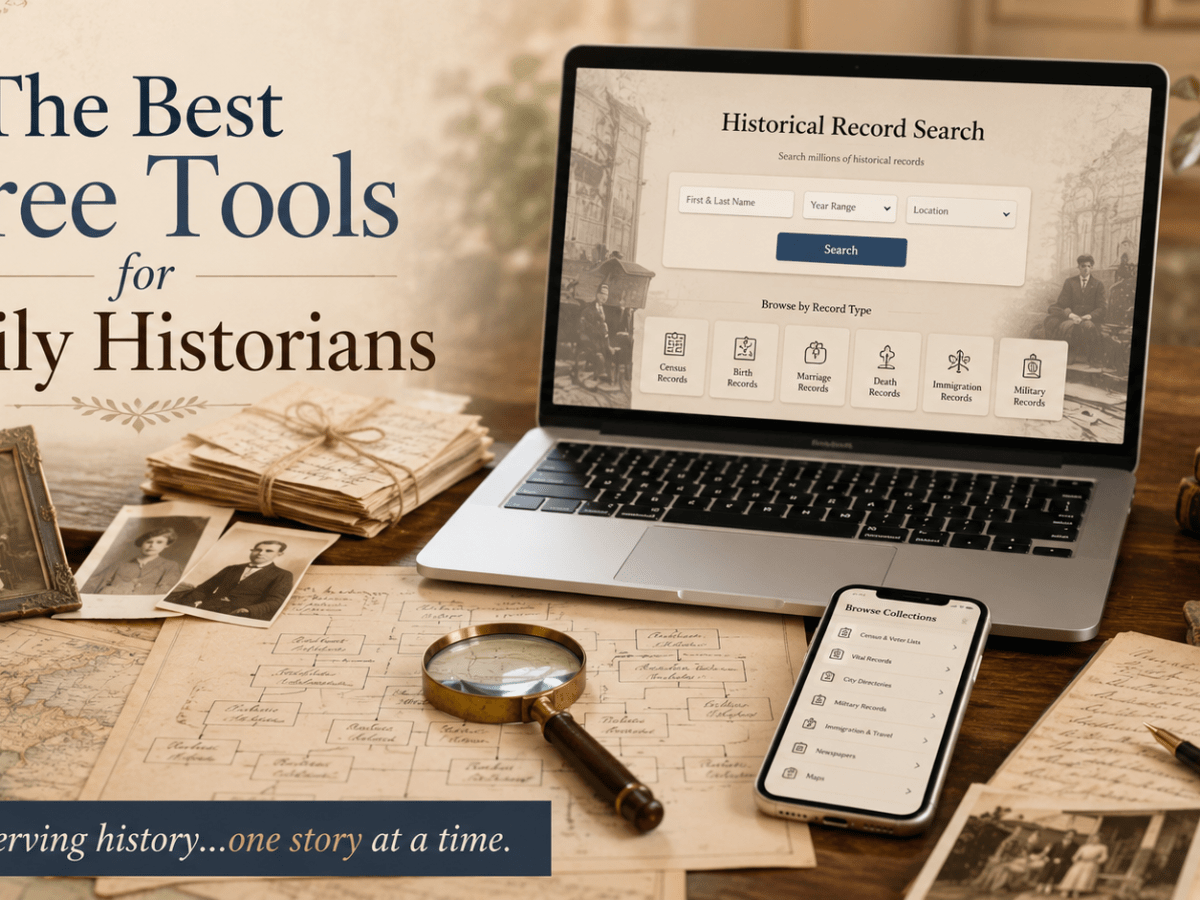 Free Tools for Family&nbsp;Historians