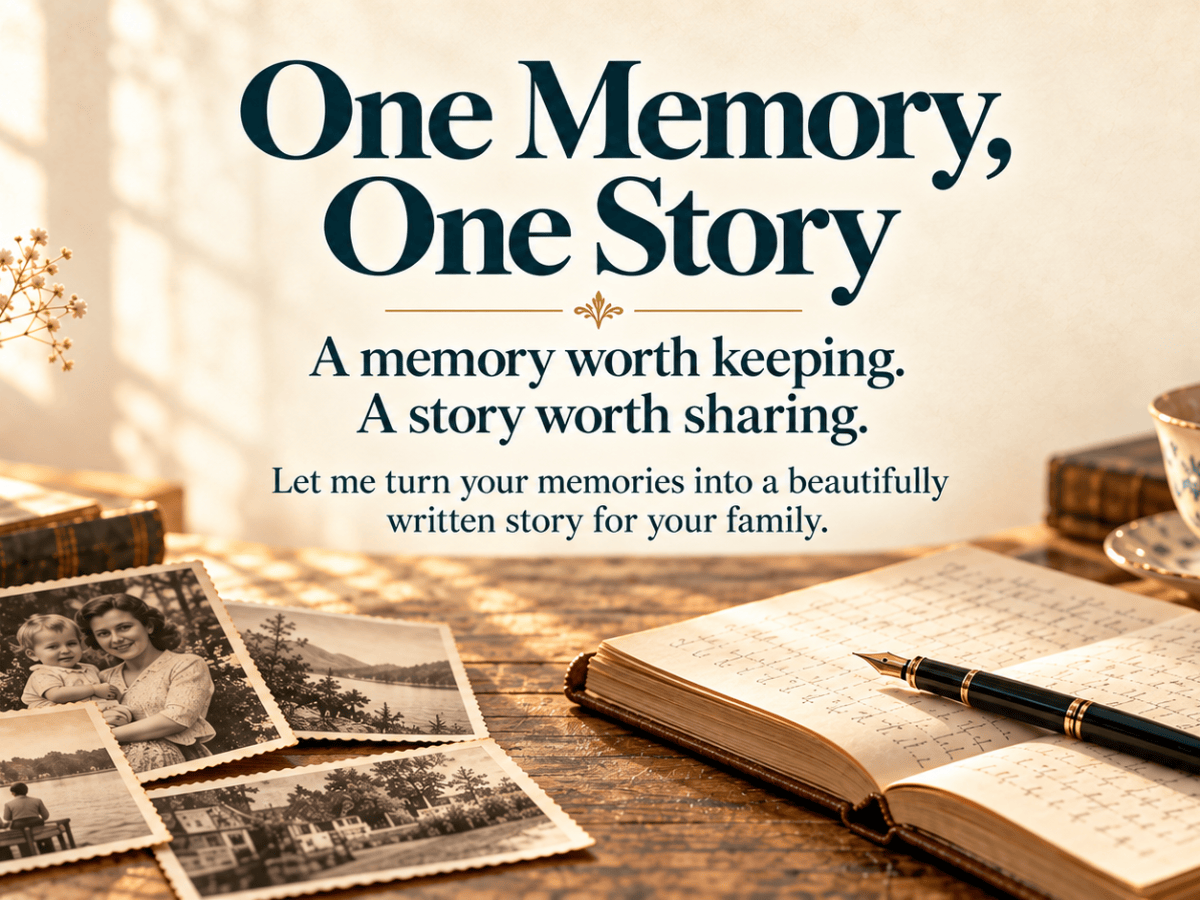 One Memory, One&nbsp;Story